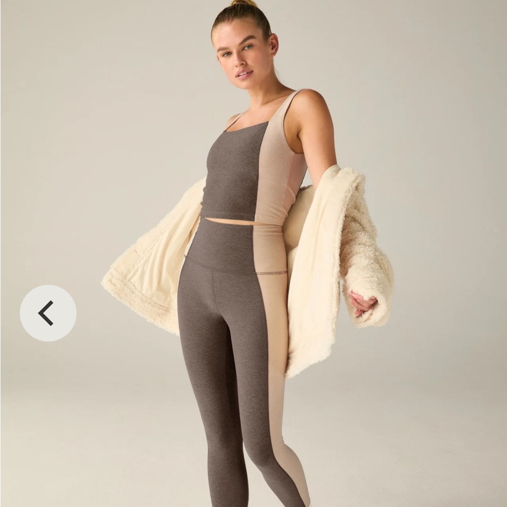 Beyond yoga colorblock leggings and tank set